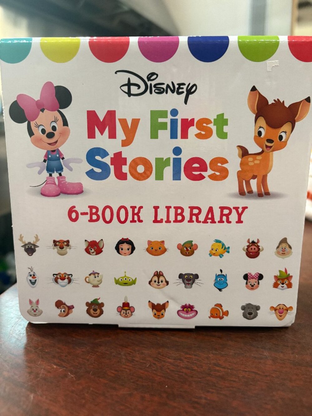 Disney My First Stories Book Box, 6 Books, Alice Peter Pan Minnie Bambi (HC)